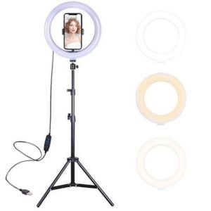 תאורת לד עוצמתית Ring Light 13 אינץ׳ + חצובה