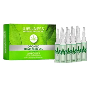 סט אמפולות קרטין לשיקום וטיפול 10 יח’ וולנס WELLNESS
