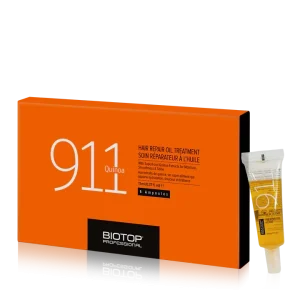 אמפולות ביוטופ 911 לשיער יבש 6 יחידות - ביוטופ Biotop