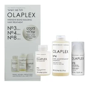 מארז אולפלקס  מקצועי לשיער 3+4+8 - OLAPLEX
